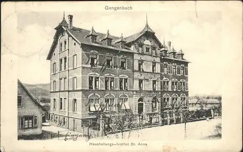 Gengenbach haushaltungs-Institut St. Anna Kat. Gengenbach
