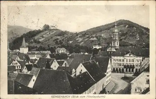 Gengenbach Blick vom Nikolausturm Kat. Gengenbach