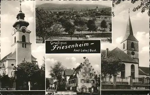 Friesenheim Baden Lahr
Ev. Kirche Kat. Friesenheim