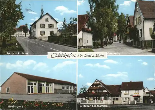 Odelshofen Rathaus
Schule Kat. Kehl