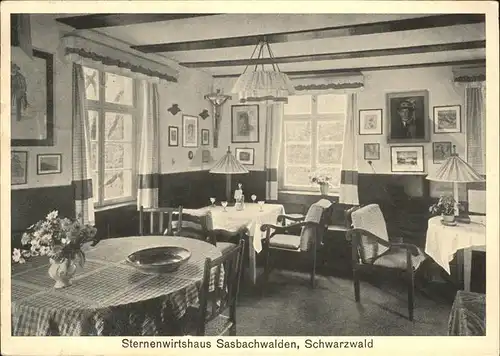 Sasbachwalden Sternenwirtshaus Kat. Sasbachwalden