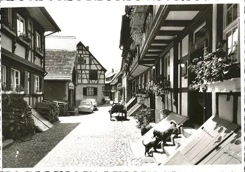 Gengenbach Fachwerkhaeuser Kat. Gengenbach