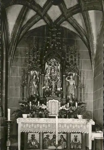 Lautenbach Renchtal Gnadenkapelle spaetgotischen Wallfahrtskirche Kat. Lautenbach