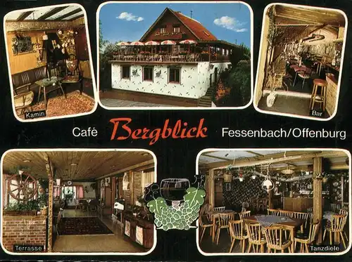 Fessenbach Offenburg Cafe Bergblick Kat. Offenburg