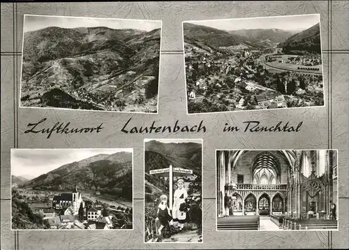 Lautenbach Renchtal Kirche Kat. Lautenbach