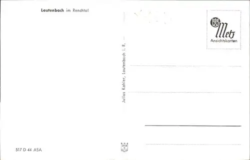 Lautenbach Renchtal  Kat. Lautenbach