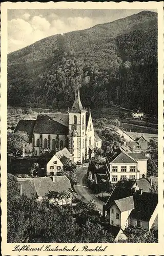 Lautenbach Renchtal Kirche Kat. Lautenbach
