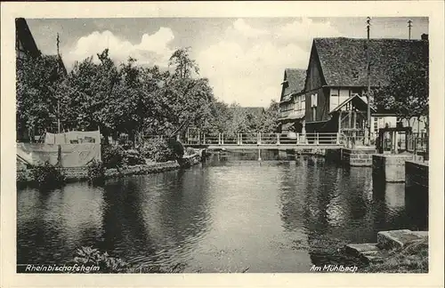 Rheinbischofsheim Am Muehlbach Kat. Rheinau