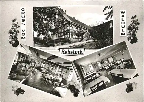 Waldulm Gasthaus z. Rebstock Weinrebe Kat. Kappelrodeck