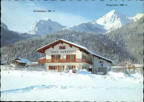 Ettenhausen Schleching Hotel Haus Hubertus Kat. Schleching