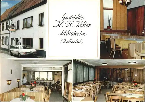 Moelsheim Gaststaette K.+H. Kloeter Kat. Moelsheim