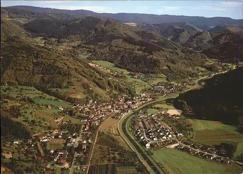 Lautenbach Renchtal Luftbild Kat. Lautenbach