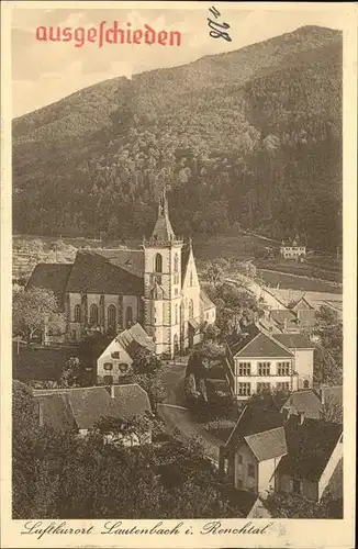 Lautenbach Renchtal Kirche Kat. Lautenbach