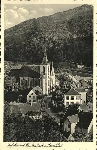 Lautenbach Renchtal Kirche Kat. Lautenbach