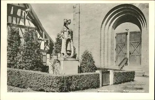Hesselhurst Kriegerdenkmal Kat. Willstaett