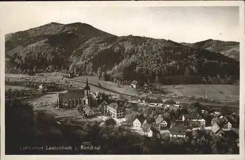 Lautenbach Renchtal Teilansicht Kat. Lautenbach