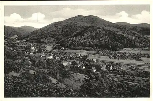 Lautenbach Renchtal Gesamtansicht Kat. Lautenbach