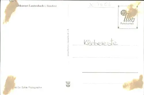 Lautenbach Renchtal Teilansicht Kat. Lautenbach