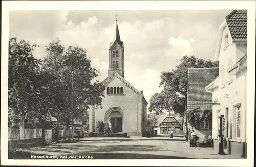 Hesselhurst Kirche Kat. Willstaett