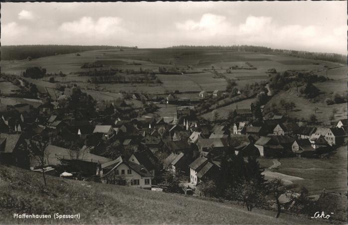 Pfaffenhausen Wabern Hessen Gesamtansicht Kat. Borken (Hessen) Nr