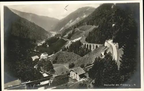 Hoellental Schwarzwald Bruecke Kat. Buchenbach