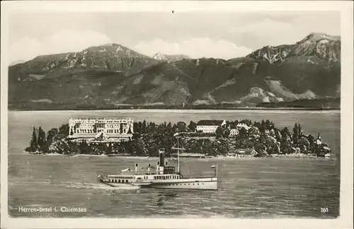 Herrenchiemsee Schiff Kat. Chiemsee