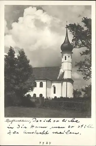 Prien Chiemsee Dorfkirchlein Kat. Prien a.Chiemsee