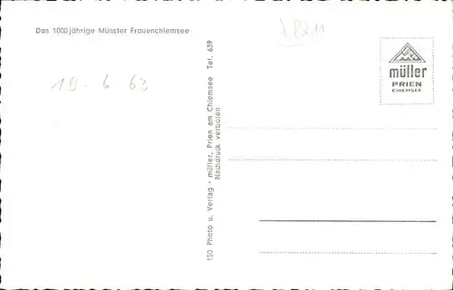 Frauenchiemsee Muenster Kat. Chiemsee
