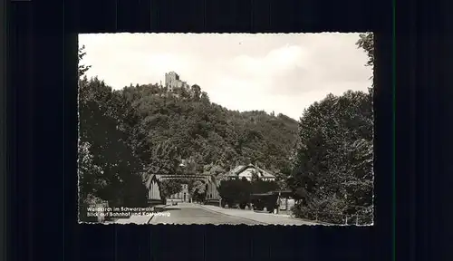 Waldkirch Breisgau Bahnhof Kastelburg Kat. Waldkirch