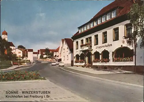 Kirchhofen Breisgau Sonne Winzerstube Kat. Ehrenkirchen