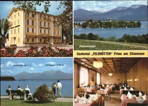 Prien Chiemsee Fraueninsel Seehotel Feldhuetter Kat. Prien a.Chiemsee