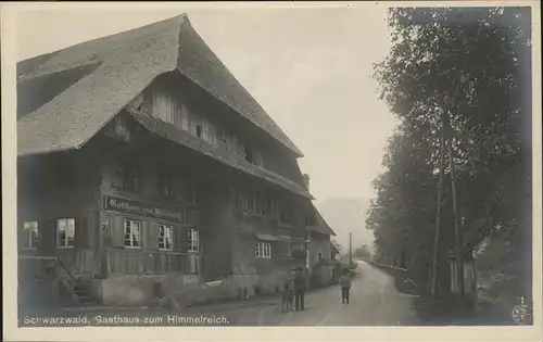 Hoellental Schwarzwald Gasthaus Himmelreich Kat. Buchenbach