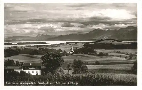 Prien Chiemsee Gasthaus Weingarten Kat. Prien a.Chiemsee