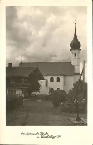Urschalling Chiemsee Kirche  Kat. Prien a.Chiemsee