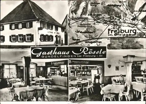 Gundelfingen Breisgau Gasthaus Roessle Kat. Gundelfingen
