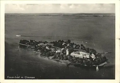 Fraueninsel Chiemsee Fliegeraufnahme  / Chiemsee /Rosenheim LKR