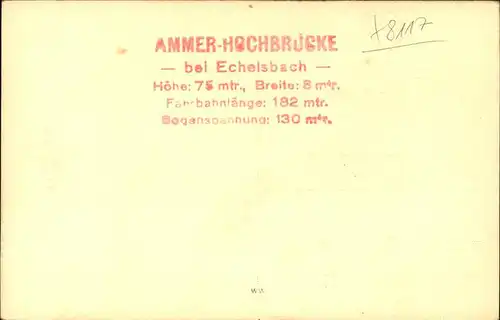 Echelsbach Ammer-Hochgebirge Kat. Bad Bayersoien