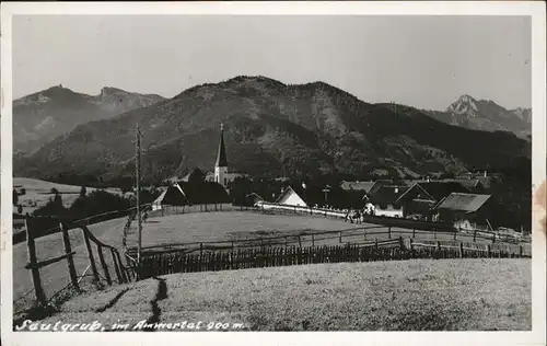 Ammertal Saulgrub Kat. Bad Bayersoien