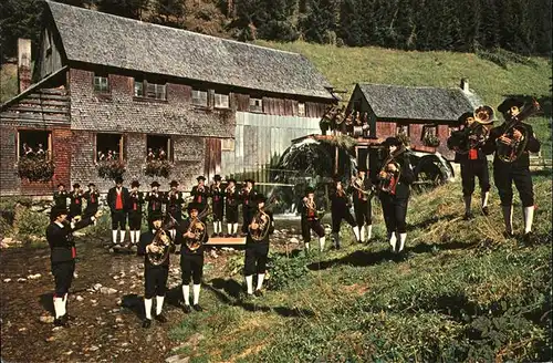 Glashuette Bonndorf Hexenlochhuette
Trachtenkapelle Kat. Bonndorf