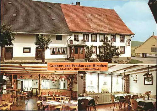 Staufen Breisgau Gasthaus Hirschen Kat. Staufen im Breisgau