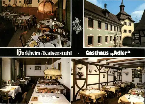 Burkheim Kaiserstuhl Gasthaus Adler Kat. Vogtsburg im Kaiserstuhl