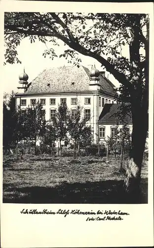 Westerham Chiemsee Schullandheim Schloss Hohenrain Kat. Bernau a.Chiemsee