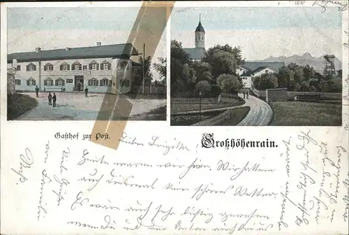 Grosshoehenrain Gasthaus zur Post / Feldkirchen-Westerham /Rosenheim LKR