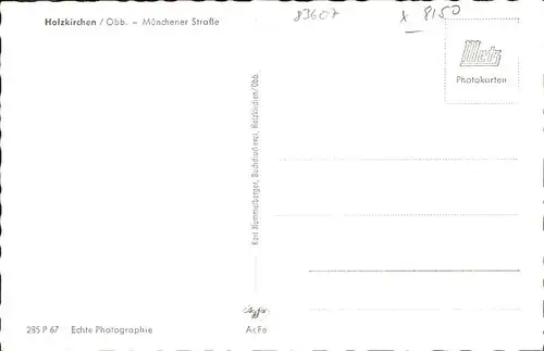 Holzkirchen Muenchener Strasse Kat. Holzkirchen