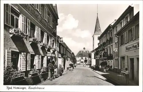 Bad Krozingen Hauptstrasse Kat. Bad Krozingen