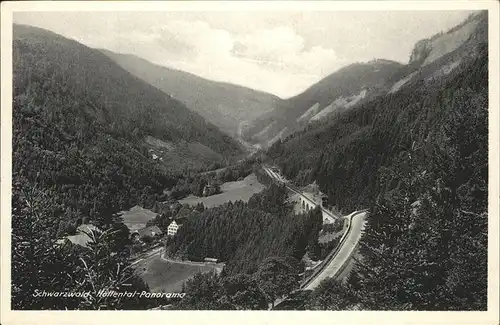 Hoellental Schwarzwald Panorama Kat. Buchenbach