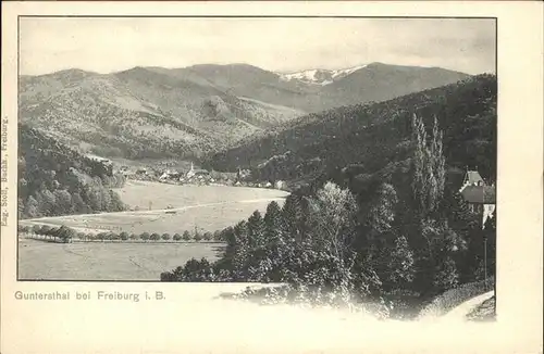 Guenterstal Freiburg Panorama / Freiburg im Breisgau /Breisgau-Hochschwarzwald LKR