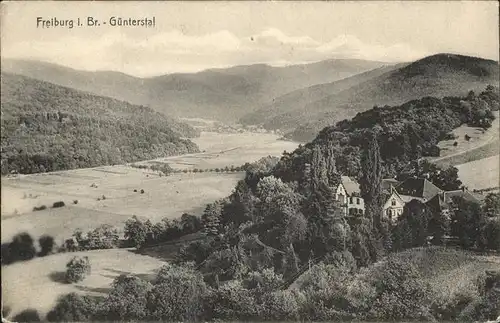 Guenterstal Freiburg Panorama / Freiburg im Breisgau /Breisgau-Hochschwarzwald LKR