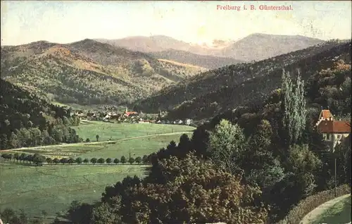 Guenterstal Freiburg Panorama / Freiburg im Breisgau /Breisgau-Hochschwarzwald LKR