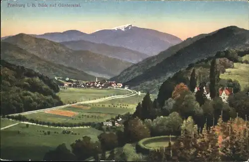 Guenterstal Freiburg Panorama / Freiburg im Breisgau /Breisgau-Hochschwarzwald LKR